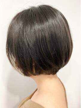 ヘッズ 本八幡店(HEADS) マロンベージュ ニュアンスマッシュ チラ見せカラー