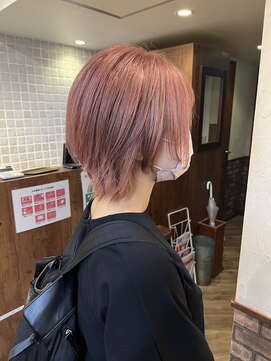シュリット(schritt) ブリーチあり ピンクベージュカラー エジリ