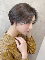大人可愛い小顔ひし形クビレ丸み/20代/30代/40代/ショート/ボブ