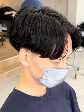 ラヴィズムバイフィフス(LUVISM by fifth) センターパートニュアンスパーマスパイラルパーマメンズパーマ