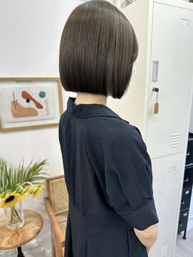 イコ 表参道原宿(ico) オリーブグレージュ イルミナカラー ブリーチなし