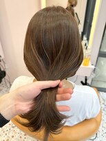 ボタン シブヤ(VOTAN SHIBUYA)&nbsp;韓国ヘア/艶感カラー/透け感カラー/赤みを抑えたグレージュ