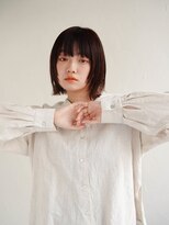 ムク 甲府(muku.)&nbsp;前髪/ココアベージュ/小顔に見せるヘア/オリーブグレー[甲府駅]