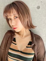 アッシュ 笹塚店(Ash)&nbsp;グレーベージュ/斜めバング/フレンチガーリー/ネイビー[笹塚]