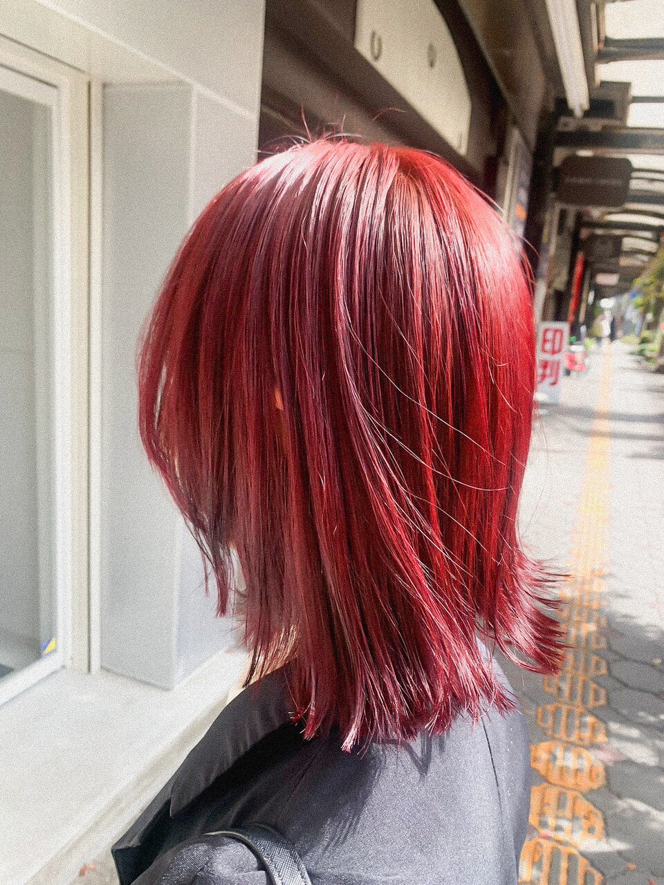 しのん | . . cherry red🍒❤️‍🔥 . . #チェリーレッドカラー