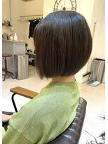 チリンバイロストシティー(Chillin by LOSTCITY)&nbsp;前下がりボブショートボブ髪質改善ブリーチ