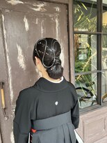 ヘアースタジオ エフ(Hair studio f) 卒業式ヘアセット/シニヨンアレンジ