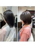 束感有り切りっぱなしボブ【別府】
