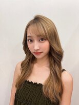 メゾンドムニ 恵比寿(Maison de MUNi)&nbsp;セミディレイヤーカットシアーカラーオリーブベージュ20代30代