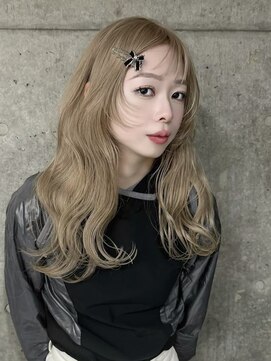 ソル オモテサンドウ 表参道 青山(SOL . OMOTESANDO) ミルクティーベージュダブルカラーインナーカラーケアブリーチ