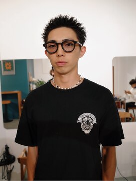 ヨー(Yoh-) 【スパイキーショート/阿部達哉】ベリーショート/メンズ/眉毛