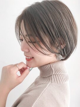 ネイロ 北千住(NeiRo) ♪小顔ショートボブハイライトカラー大人ショートカット