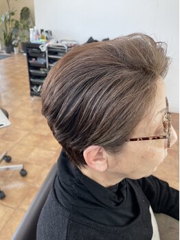 ファルシー(Farsie)の写真/【久留米/上津】気になる白髪はしっかり隠し、オシャレにカバー！Farsieで“若見え”を実現♪