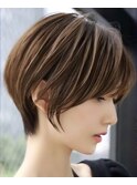 きれい系ボブショート