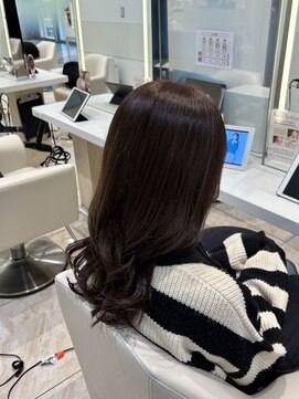 ケンジ 平塚 アネッタ(KENJE annetta) 【ワンカラー】艶髪ナチュラルブラウン