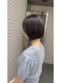 ミニボブ/黒髪/ストレートボブ/ショートボブ/切りっぱなし