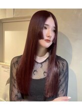 ザ パス 警固店(the path) 酸性ストレートと大人ワインレッド