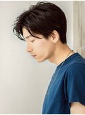 フェザーパーマ/ブルーブラック/スパイキーショート[溝の口］