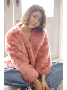 シロフイケブクロ(shirof ikebukuro) ミルクティー×ナチュラルボブ