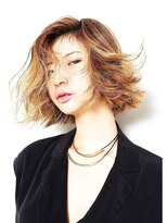 フィルドール 大分明野店(fild'or) かきあげバングと濡れ感スタイリングの外国人風ミディ