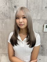 ワンズミラー 原宿(ONE'S MIRROR) ミルクティー/ブラウン/デザインカラー