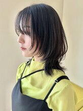 ロエン 西岡崎店(ROEN) #ミディアムウルフ/艶髪/ウルフスタイル/20代/30代/40代/50代