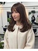 ハイライトバレイヤージュダブルカラーケアブリーチ20代30代