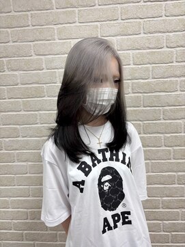 アボックス(abox) シルバー/ホワイト/ルーツカラー/ケアブリーチ/髪質改善/学割