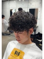 ブルニール 心斎橋(BLEUNIR)&nbsp;プードルパーマ　強め　スパイラル