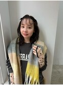シースルーヘアアレンジ