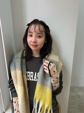 シースルーヘアアレンジ
