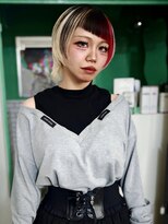 スリット(slit)&nbsp;アシメ/デザインカラー/ウルフカット