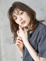 ギークス(GEEKS)&nbsp;【GEEKS渋谷】伸ばしかけロング/ウルフ/顔周りレイヤー/冬カラー