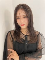 レイラバイアフロート 吉祥寺(Lila by afloat) 2wayバング/顔まわりレイヤー/レイヤーカット/グレージュ