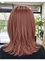 アズグロウヘアー(AS GROW HAIR)&nbsp;大人可愛い♪柔らかピンクブラウンレイヤー