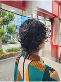 ウルフレイヤー×無造作パーマ【中性的/ハンサムウルフ】