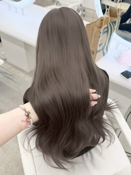 アイシー 表参道(ICY) 後ろ姿可愛い*明るすぎないブリーチなしミルクティーベージュ