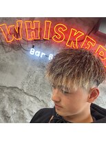 ウィスカーズ(Whiskers)&nbsp;ブラウンベース金メッシュ