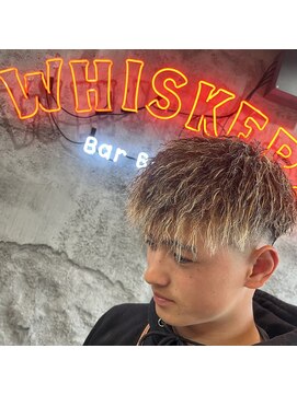 ウィスカーズ(Whiskers) ブラウンベース金メッシュ