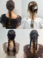 ジジ(GIGI) あみおろし、カチモリヘアーなどヘアアレンジも得意です!