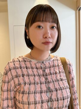 アニー(ANY) sheer beige × bob