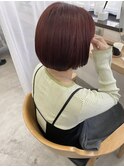 ボブ×チェリーレッド