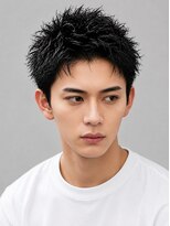 ノイセルヘアー(Noisyle Men's hair) リバースセンターパート/ニュアンスパーマ/ダウンバング/MEN'S