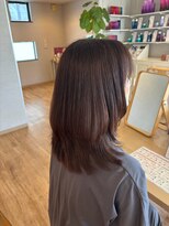 リーク(LEEK) ツヤ感のある柔らかスタイル(白髪染め)