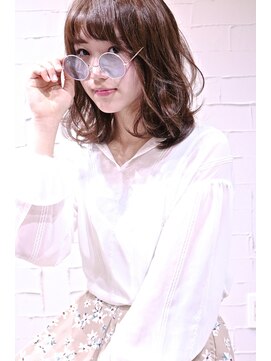 ホラン(HoLan) HoLan/spring☆スポンテニアスカールxPinkグレージュxうぶバング