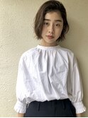 #前下がりボブ#ヌーディーカラー