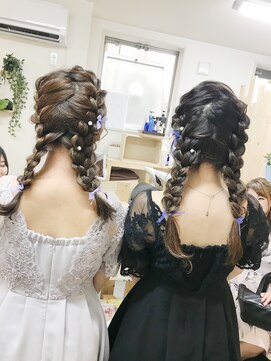 ロカット サロン(Roquat Salon) Wツインテールアレンジ【ヘアアレンジ 立川/立川南口/浴衣】