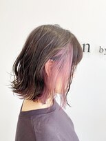 リアン バイ ヘアー(Lien by hair)&nbsp;ピンクヴァイオレットインナーカラー♪