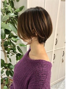 フィゼル あべのルシアス店(Aujua fizelle) 大人気！丸みショート☆井上慶太