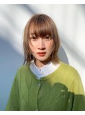 ショートヘア/シアーカラー[表参道/髪質改善/ハイライト]